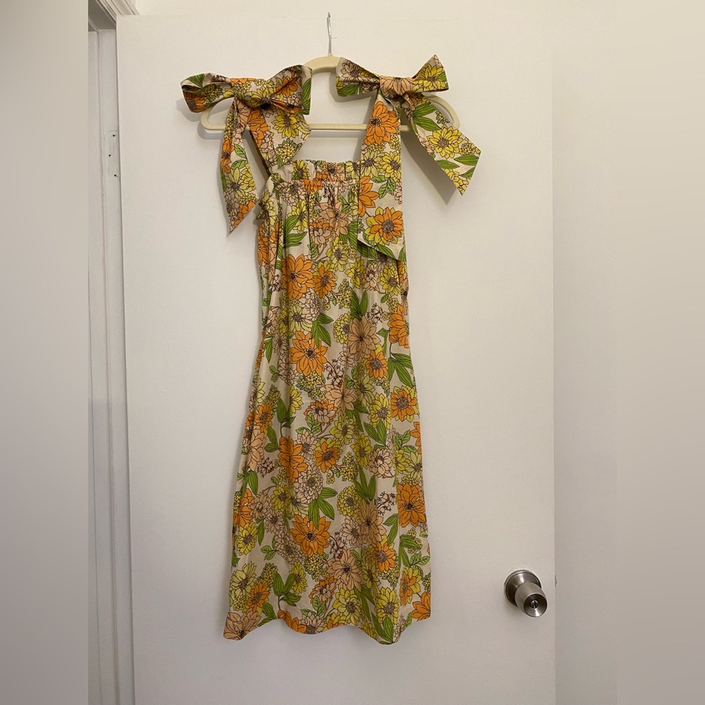 J. Crew Floral Midi Dress